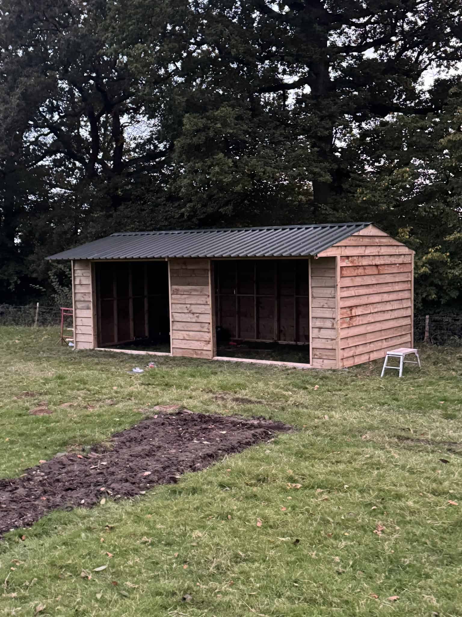 Double Field Shelter on skids