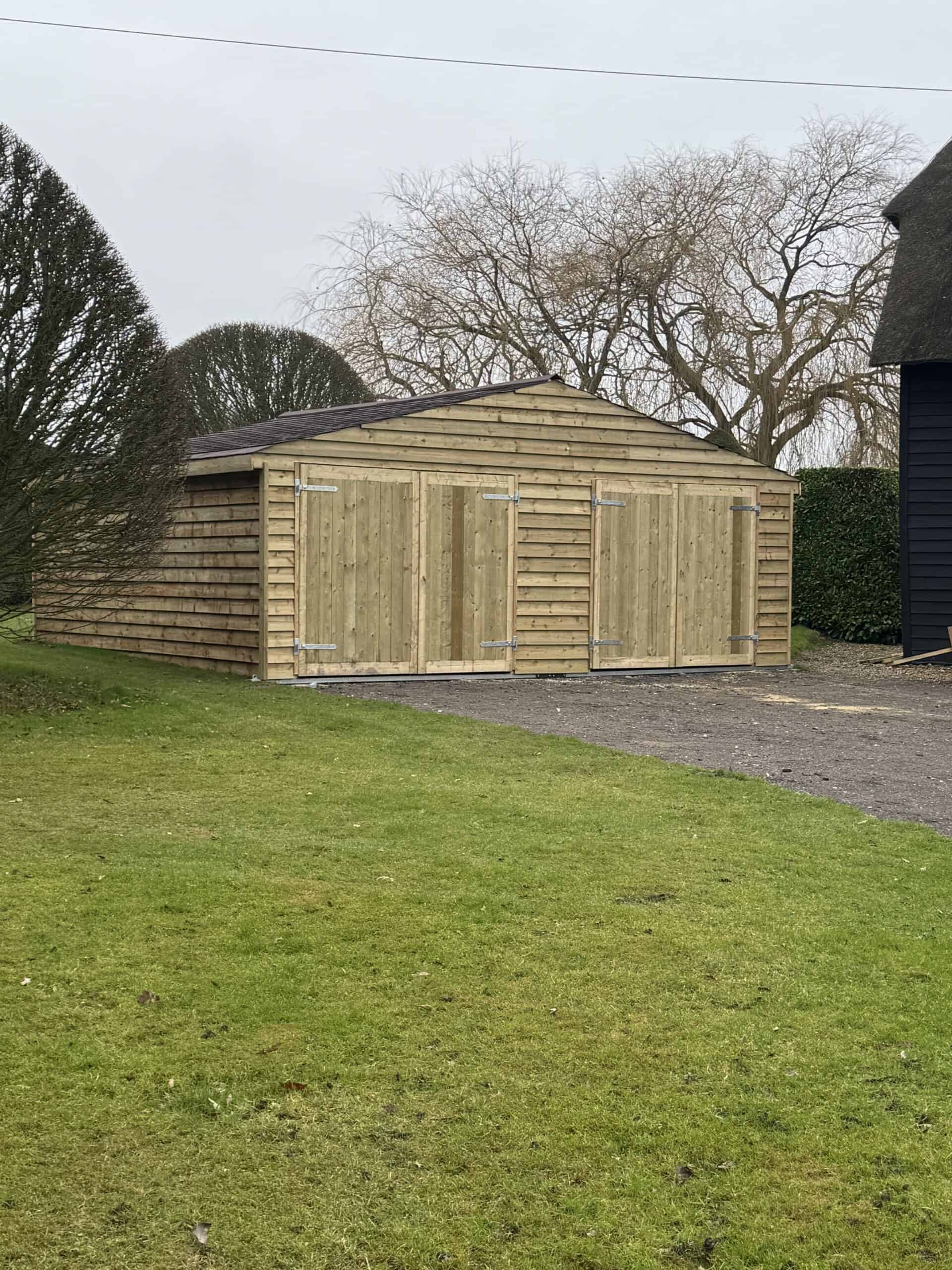Portable Double Garage